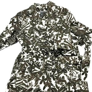 Liz Claiborne Jacket Blazer Womens Fall Floral 10